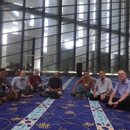 Visitors, Mosque, Universitas Islam Internasional Indonesia (UIII)