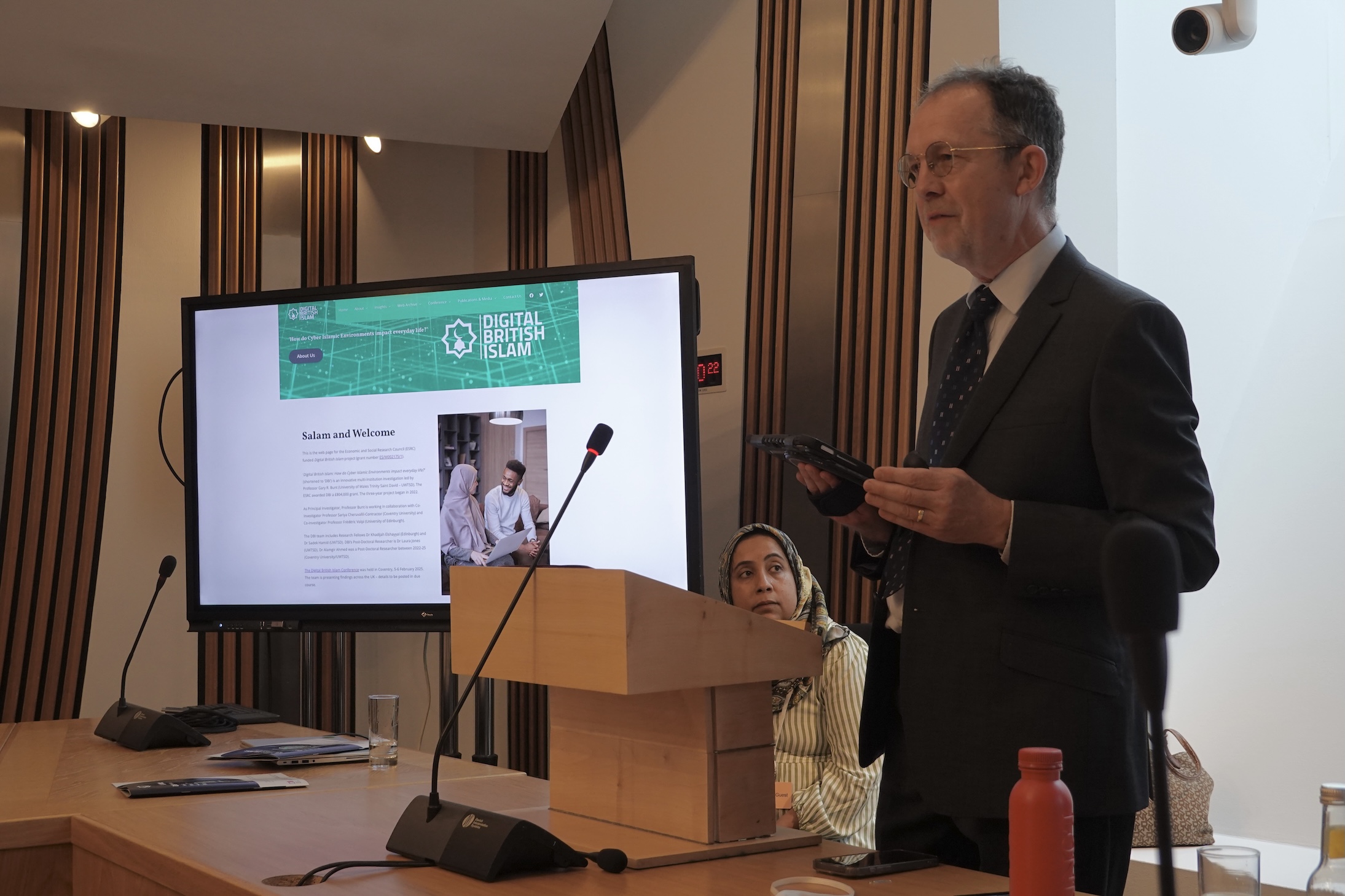 Gary R. Bunt. Scottish Parliament. Photo: Yvonne Howard-Bunt