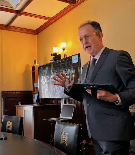 Prof. Gary R. Bunt. Digital British Islam Policy Seminar, 7 July 2025. Photo: Yvonne Howard-Bunt