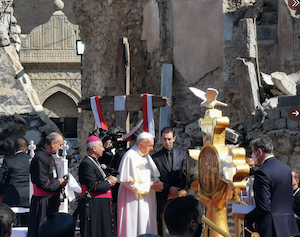 Pope Francis in Mosul (via @AliBaroodi)
